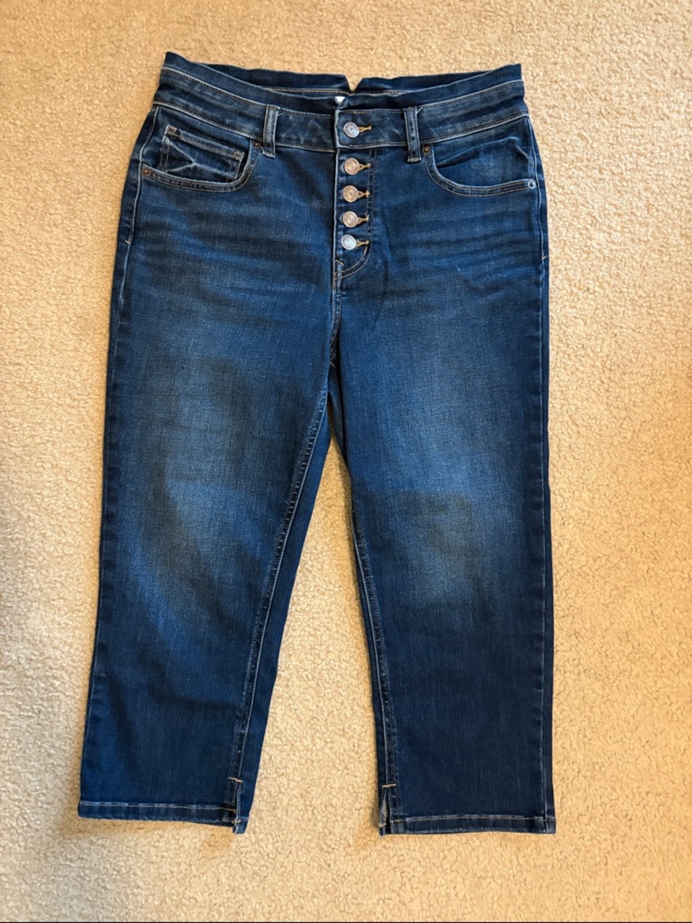 High-Rise Cropped Jeans